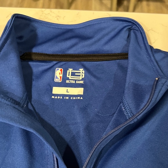 NY Nicks Blue NBA Ultra Game Pullover L - Picture 5 of 5